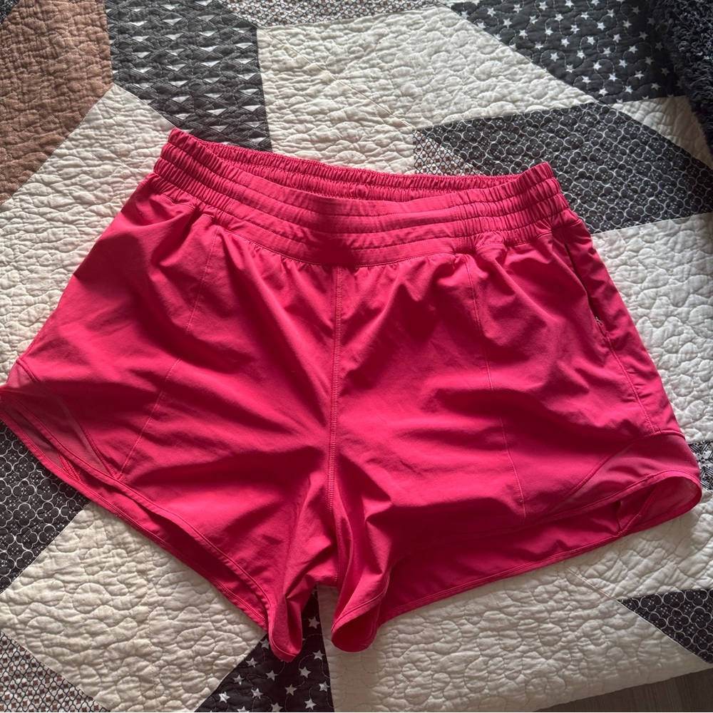 hot pink high rise lululemon hotty hot size 12!